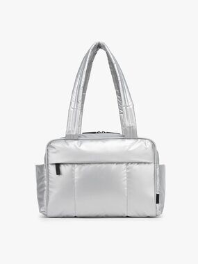 Calpak Luka Mini Silver Duffle Bag NWT